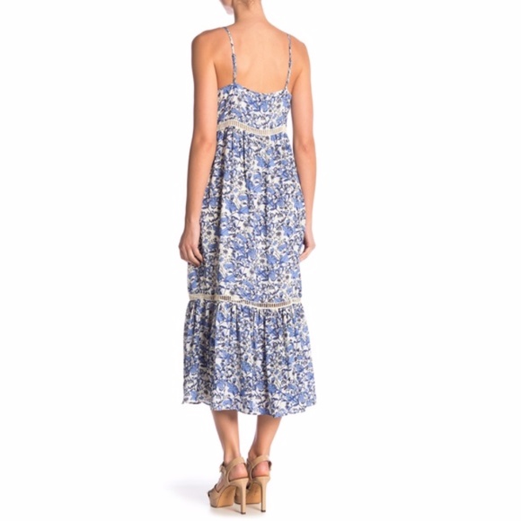 NWT CeCe by Cynthia Steffe Ivy Forest Maxi Dress - Picture 3 of 7